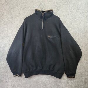 Steve Stricker Fairway Sport Pullover 1/4 Zip Sweatshirt‎ Mens XL Pockets Golf